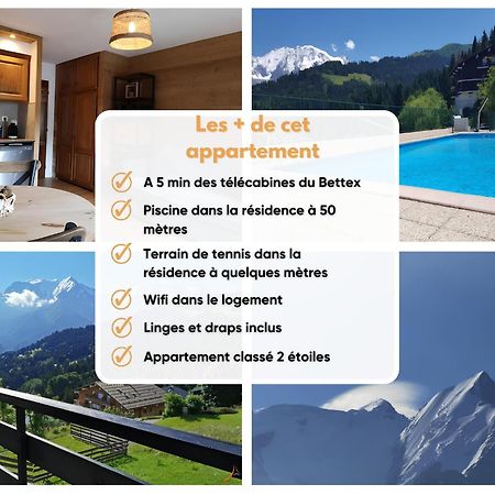Apartamento Duo Des Alpages Vue Exceptionnelle Sur Le Mont Blc Saint-Gervais-les-Bains Exterior foto