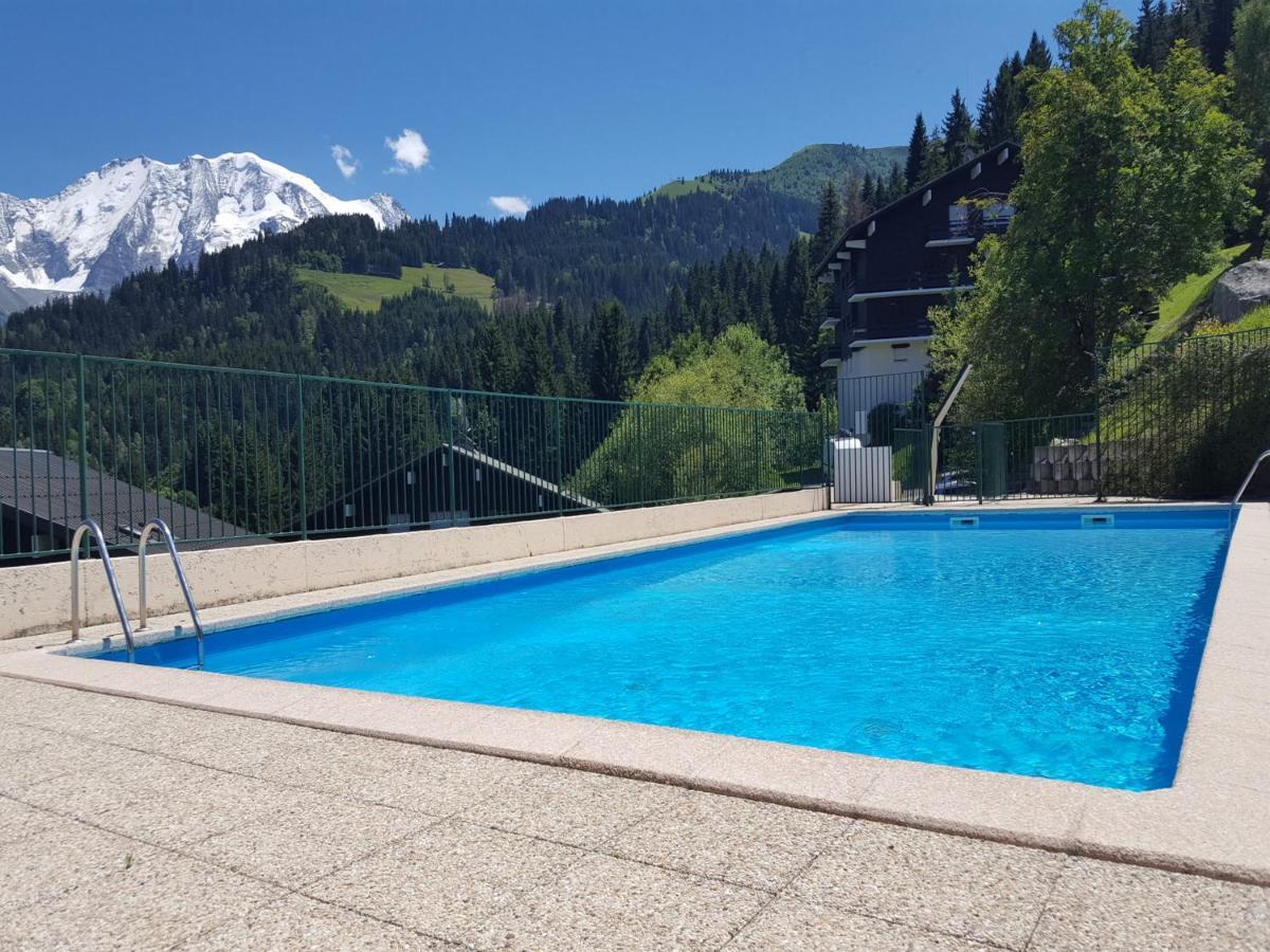 Apartamento Duo Des Alpages Vue Exceptionnelle Sur Le Mont Blc Saint-Gervais-les-Bains Exterior foto